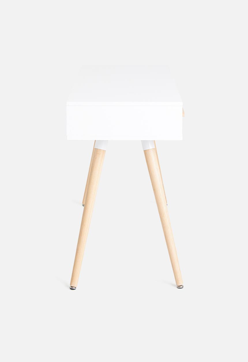 Sixth Floor - Alva desk - white & natural