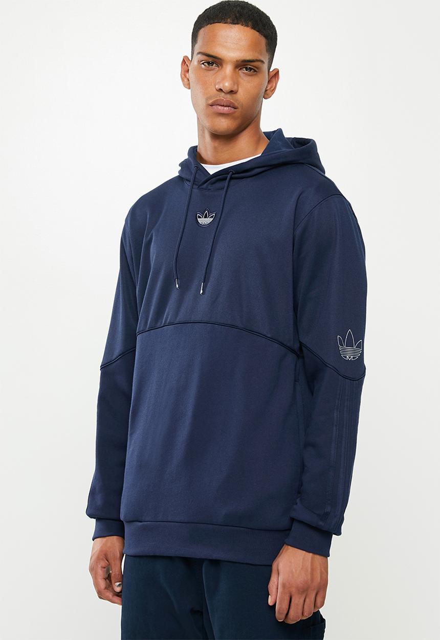 adidas Originals - Outline hoody - blue