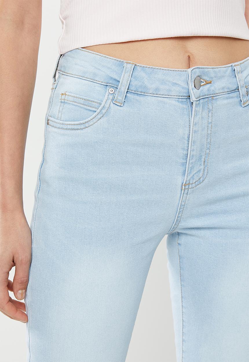 Cotton On - Mid rise cropped skinny jeans - blue