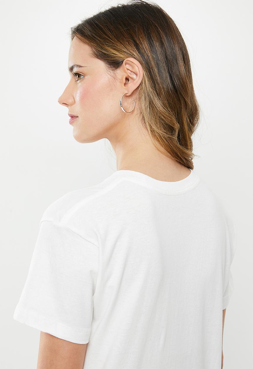 Cotton On - Classic slogan T-shirt salty - white