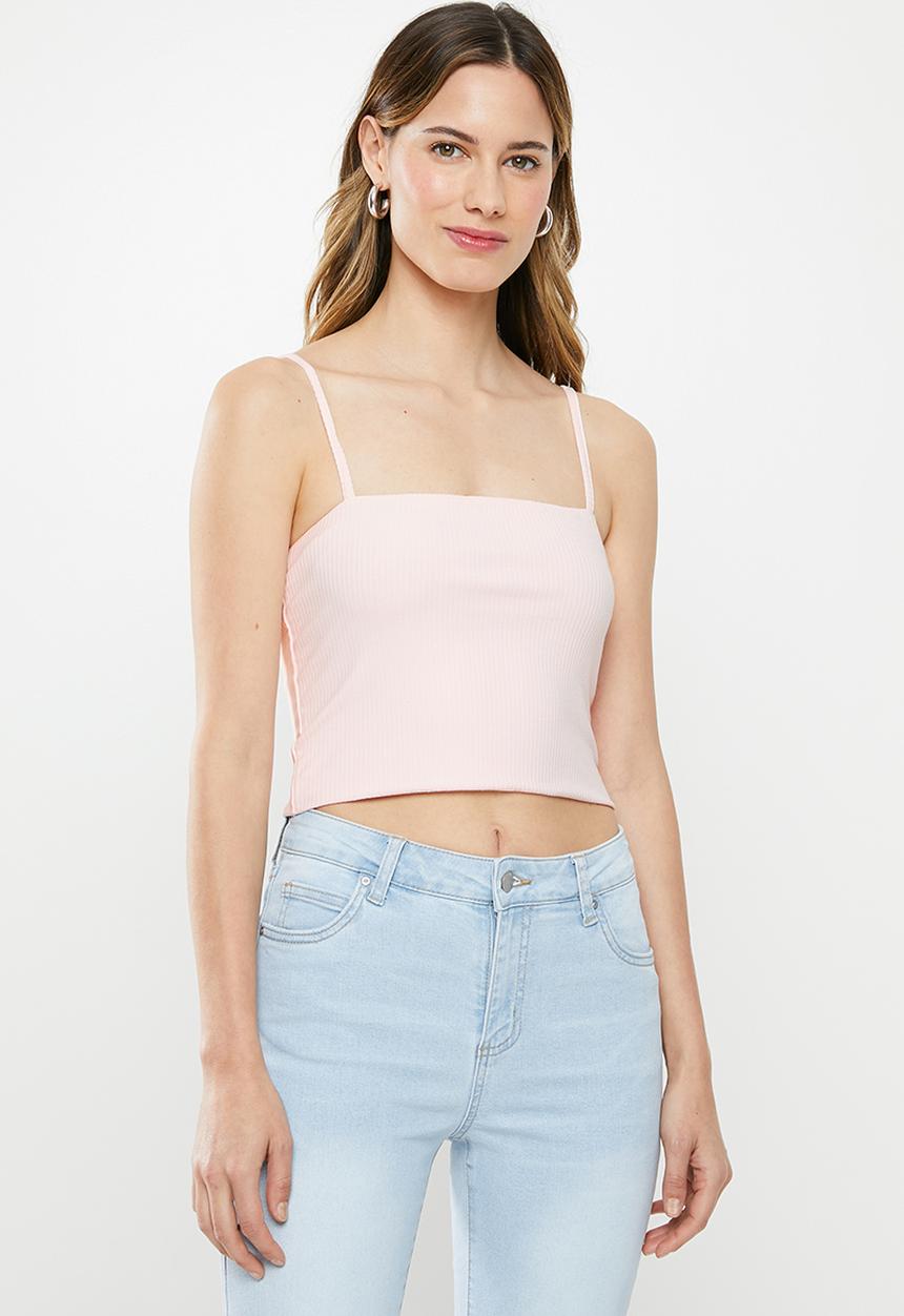 Factorie - Ribbing cami - pink