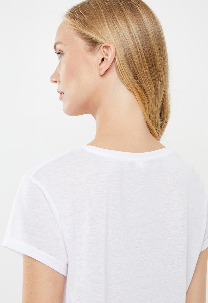 Cotton On - Dreamy sleep T-shirt - white