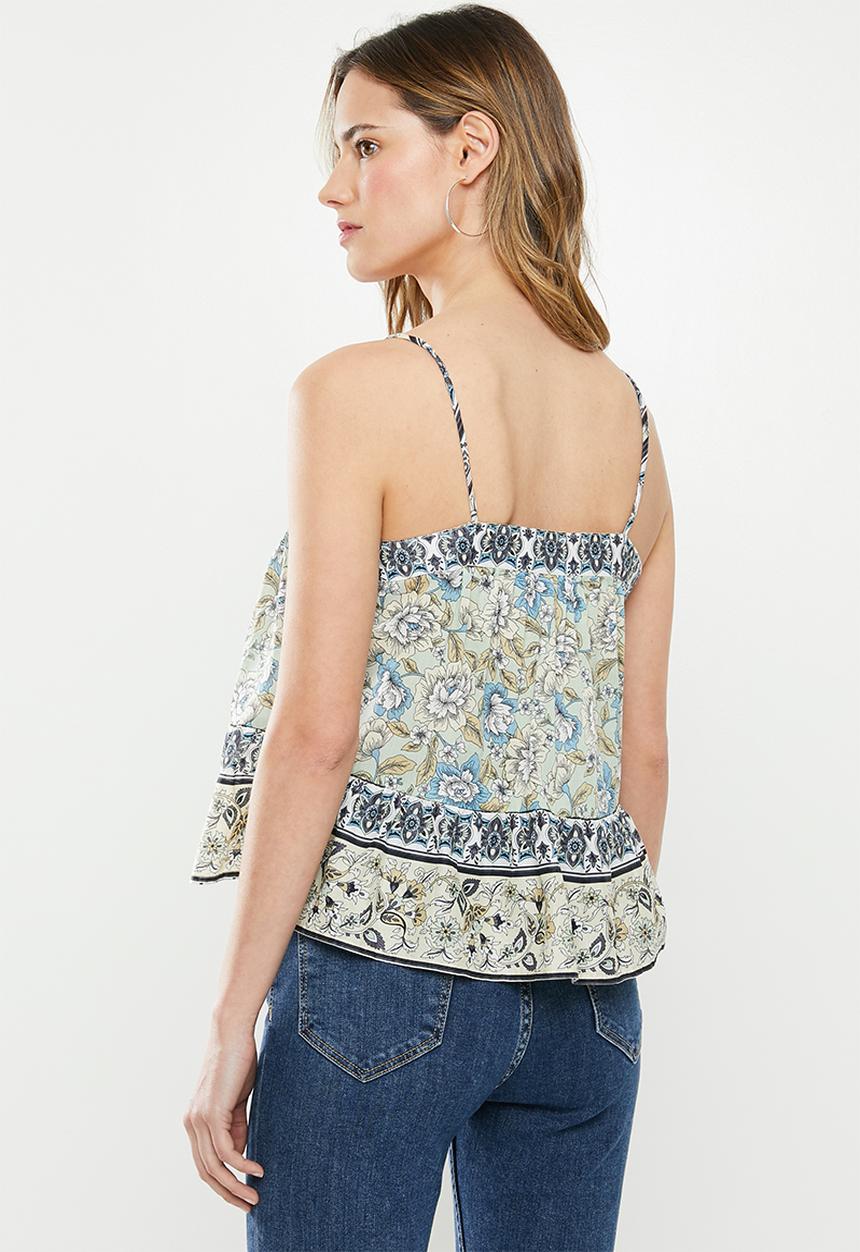 Cotton On - Day dreamer button front cami - multi