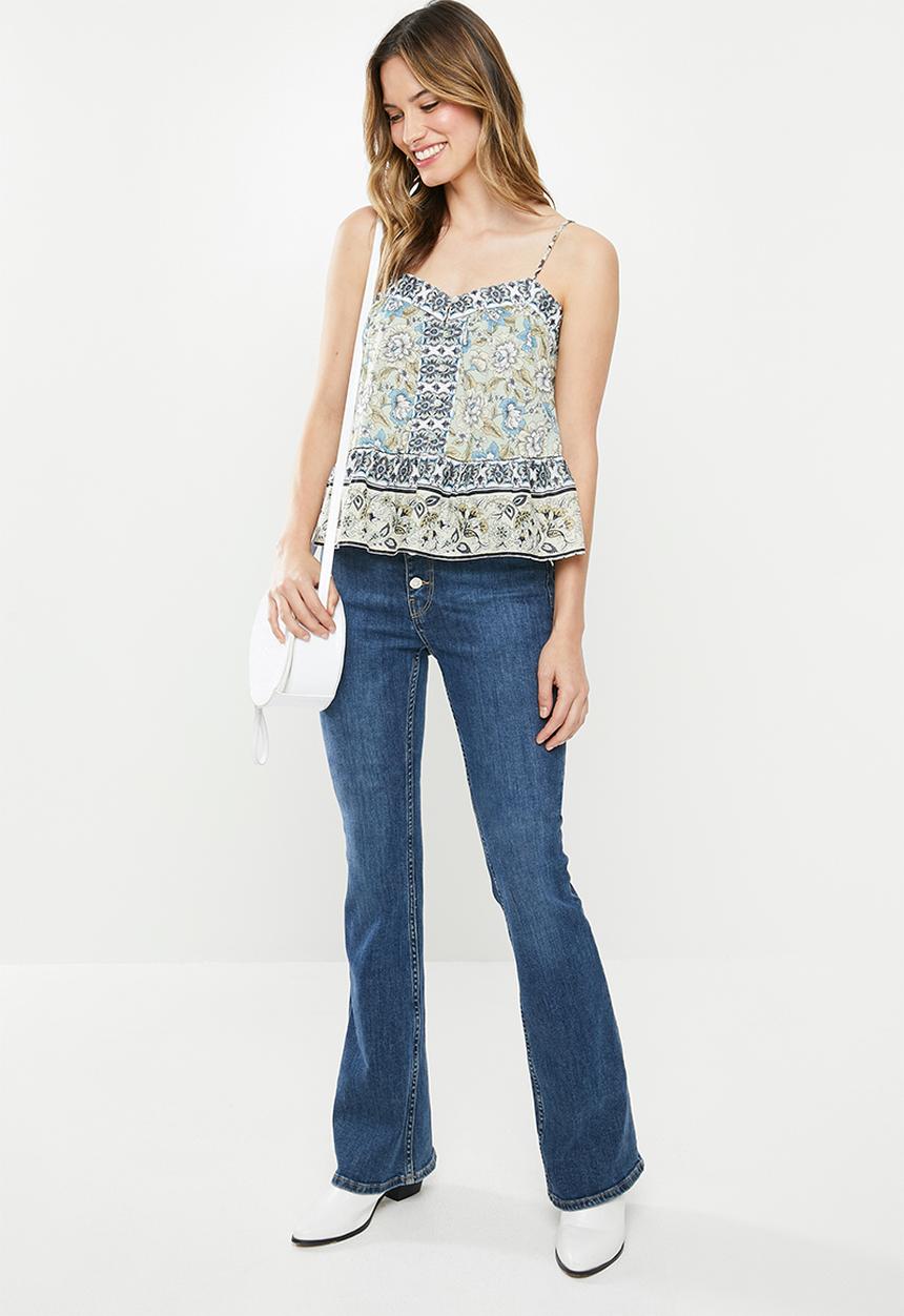 Cotton On - Day dreamer button front cami - multi