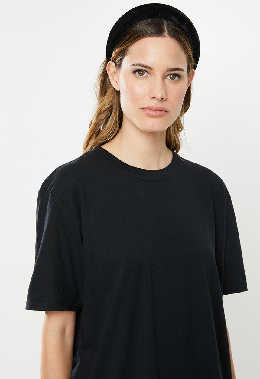 Missguided - Wild thoughts back graphic T-shirt - black