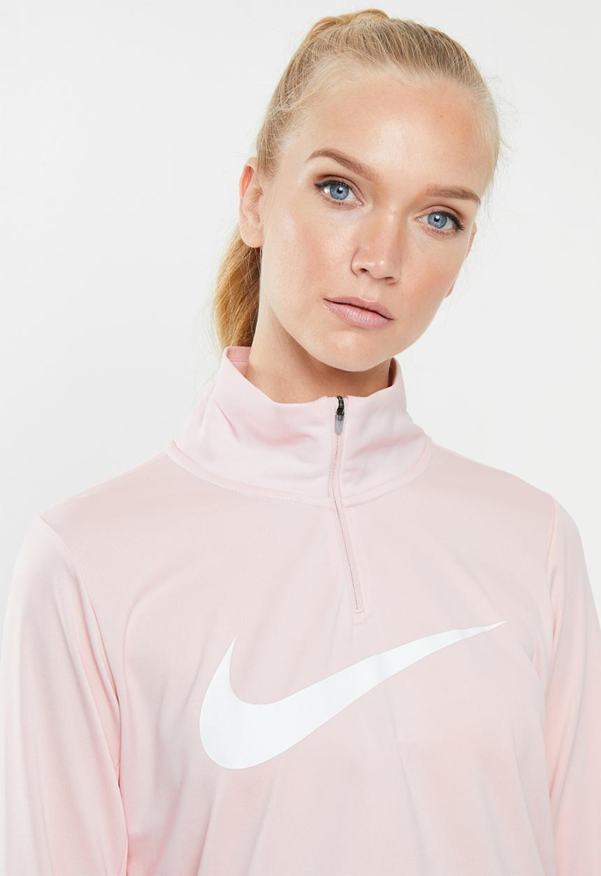 Nike - Nike swoosh midlayer running top - pink