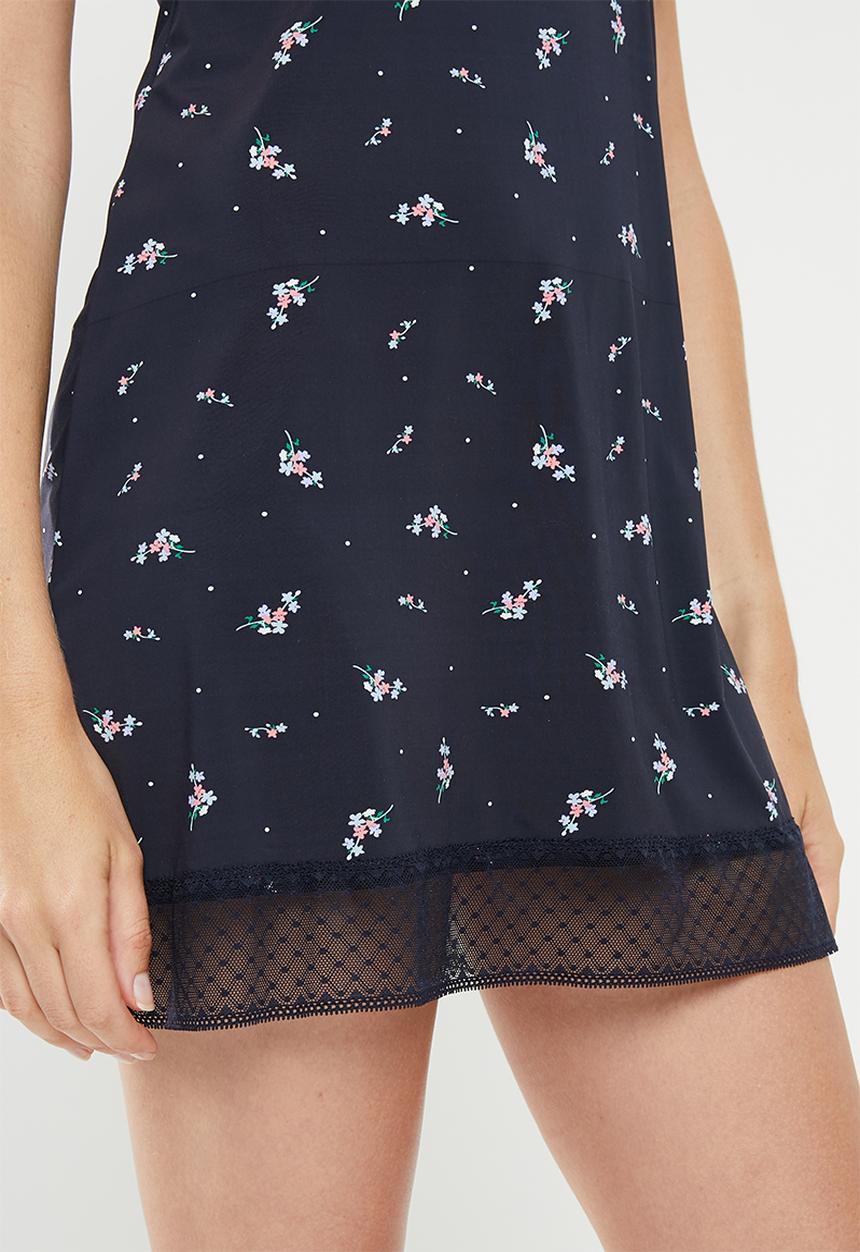 Cotton On - Slinky nightie - navy