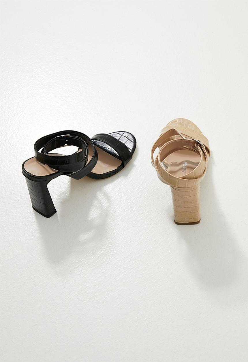 Public Desire - Lydia heel - black