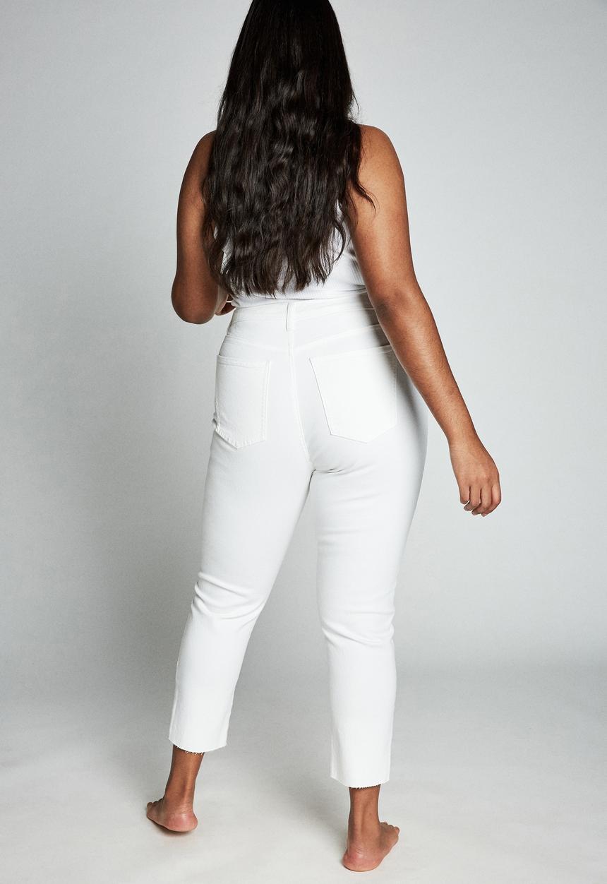Cotton On - Curve taylor mom jeans - vintage white