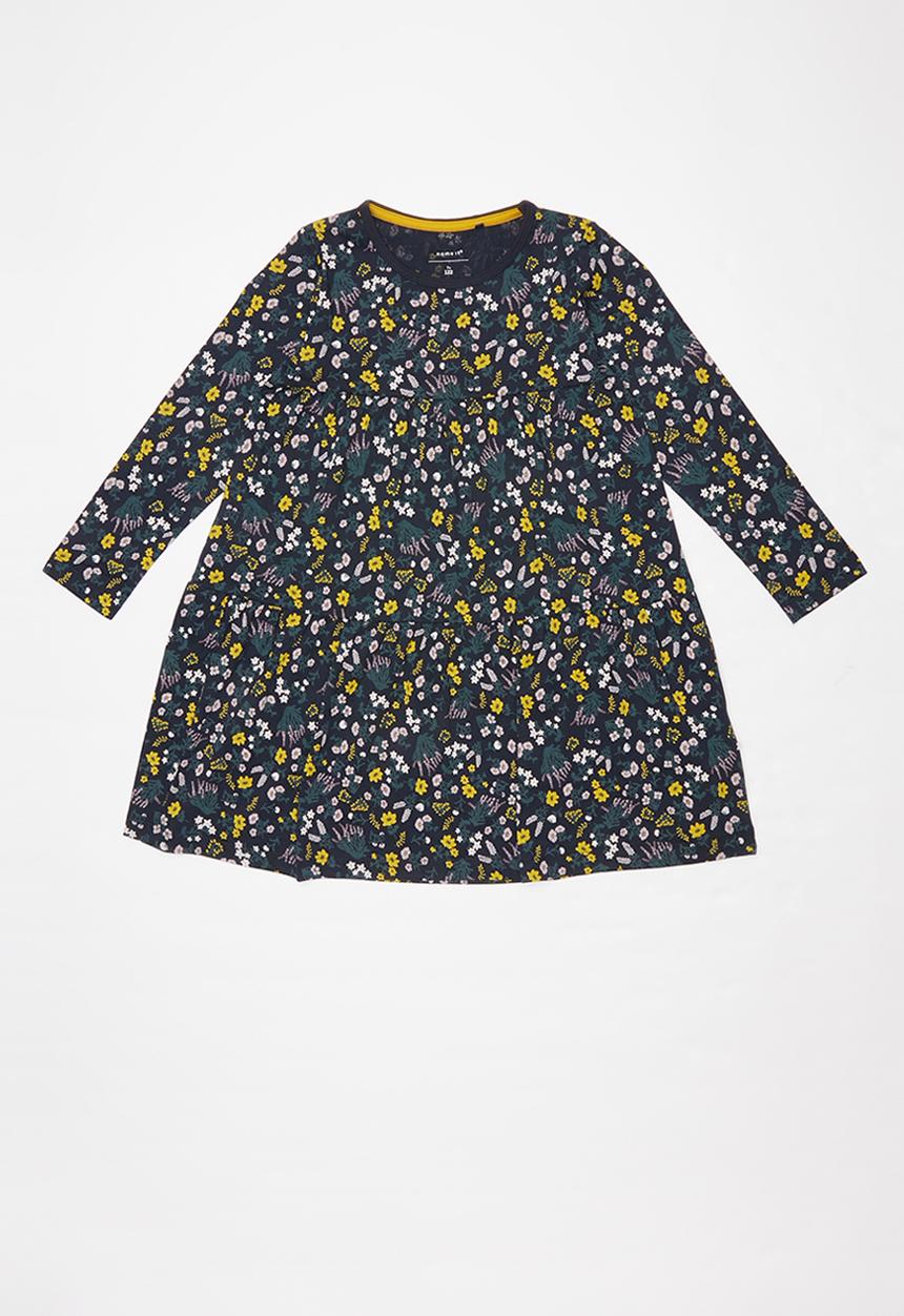 Name It - Foluffa long sleeve dress - multi