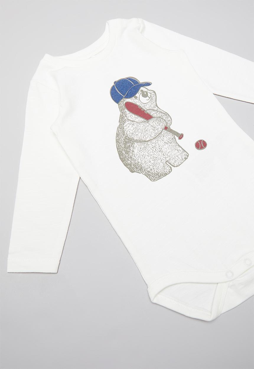 Name It - Momil long sleeve bodysuit - white