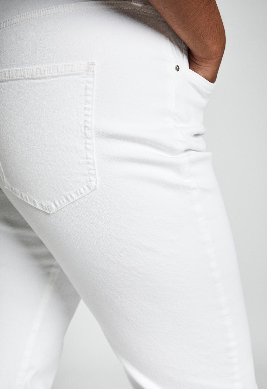 Cotton On - Curve straight stretch high rise jean - white