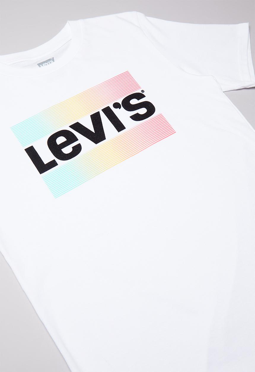 Levi’s® - Levi's boys California sportswear logo tee - white