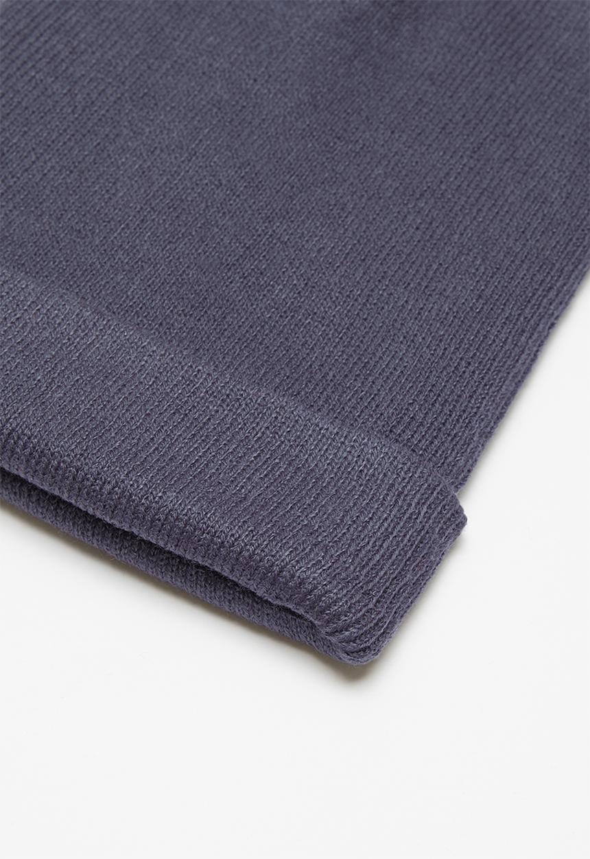 Superbalist - Ribbed knit beanie - charcoal