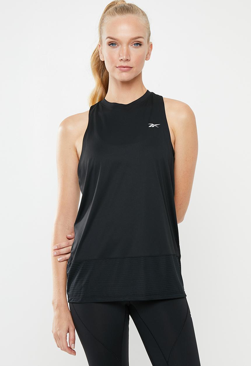 Reebok - Work out ready mesh tank - black