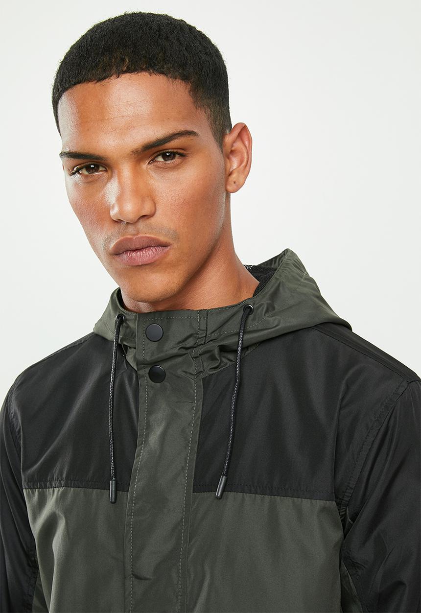 Brave Soul - Ramsberg bomber jacket - khaki & black 