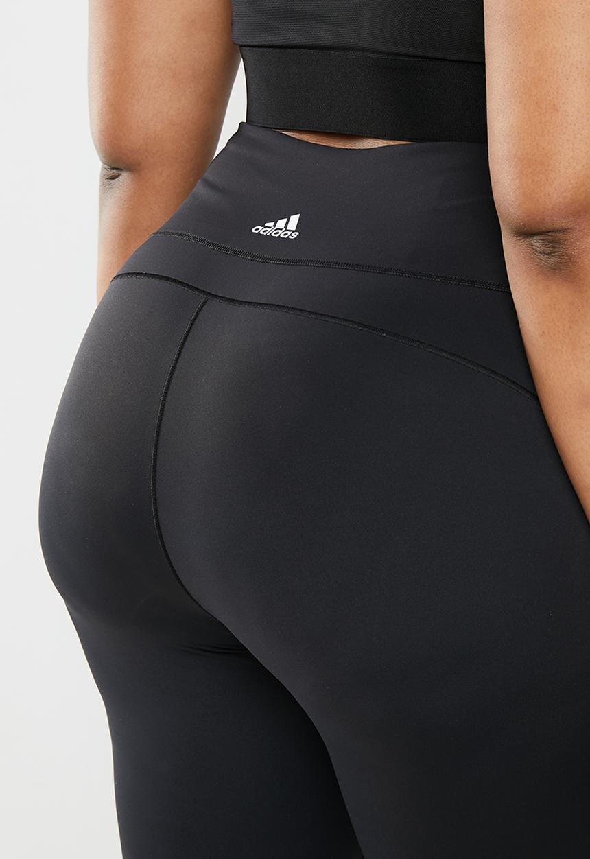 adidas Performance - 3 Stripe 7/8 tights - black