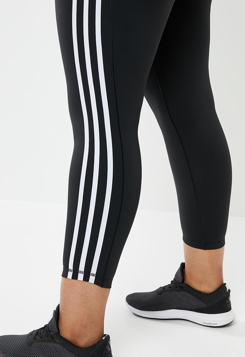 adidas Performance - 3 Stripe 7/8 tights - black