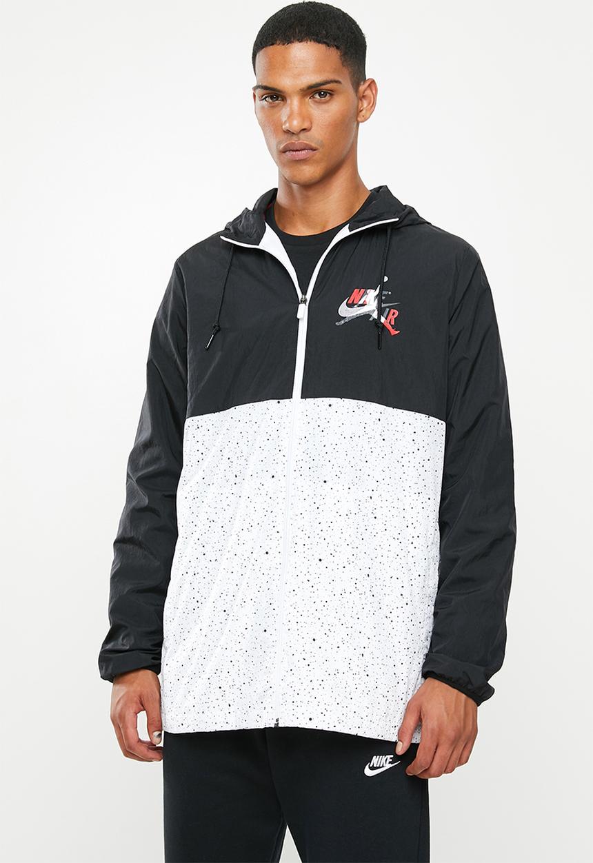 Nike - Jumpman classics windwear jacket - black & white