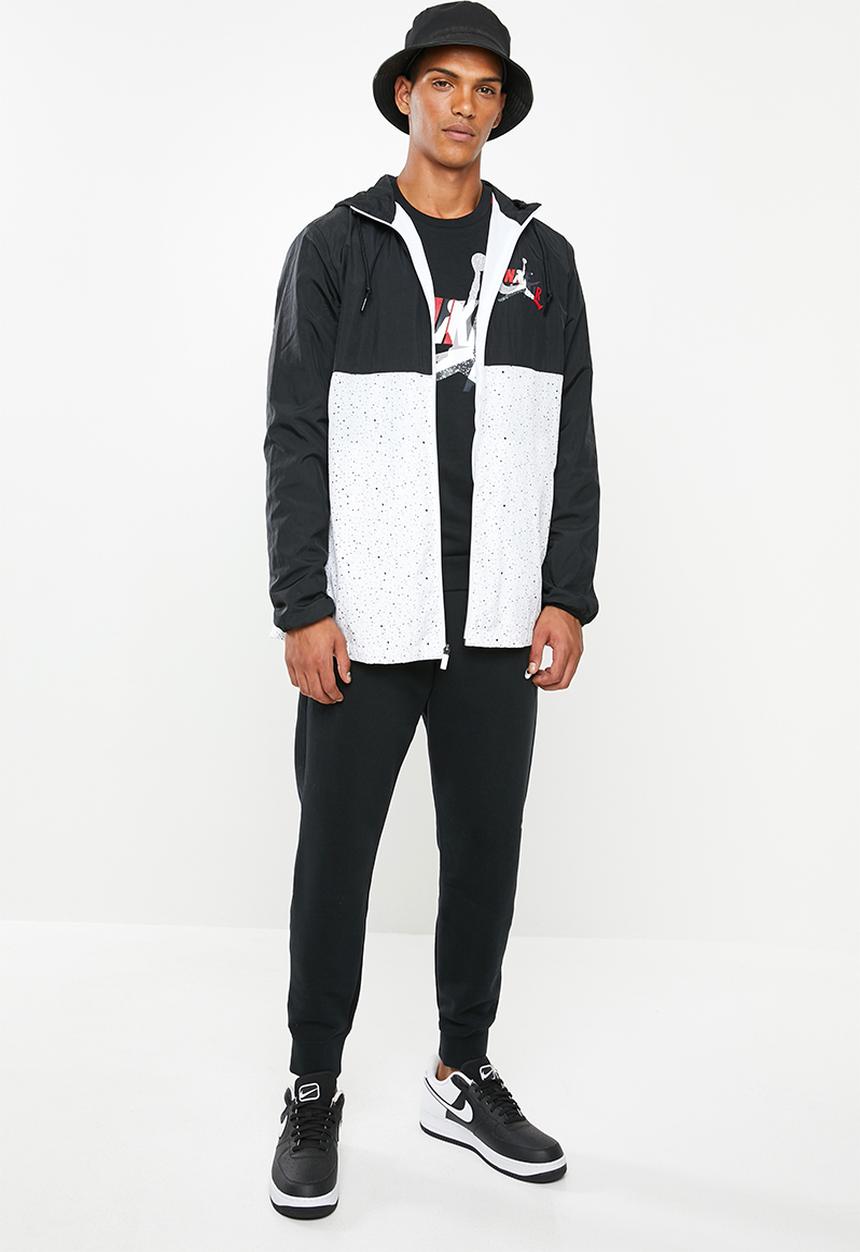 Nike - Jumpman classics windwear jacket - black & white