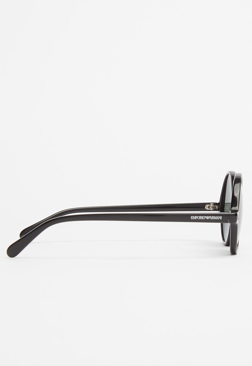 Emporio Armani - Round sunglasses - black