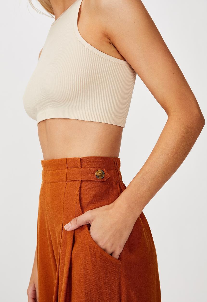 Cotton On - Luna button culotte - glazed ginger