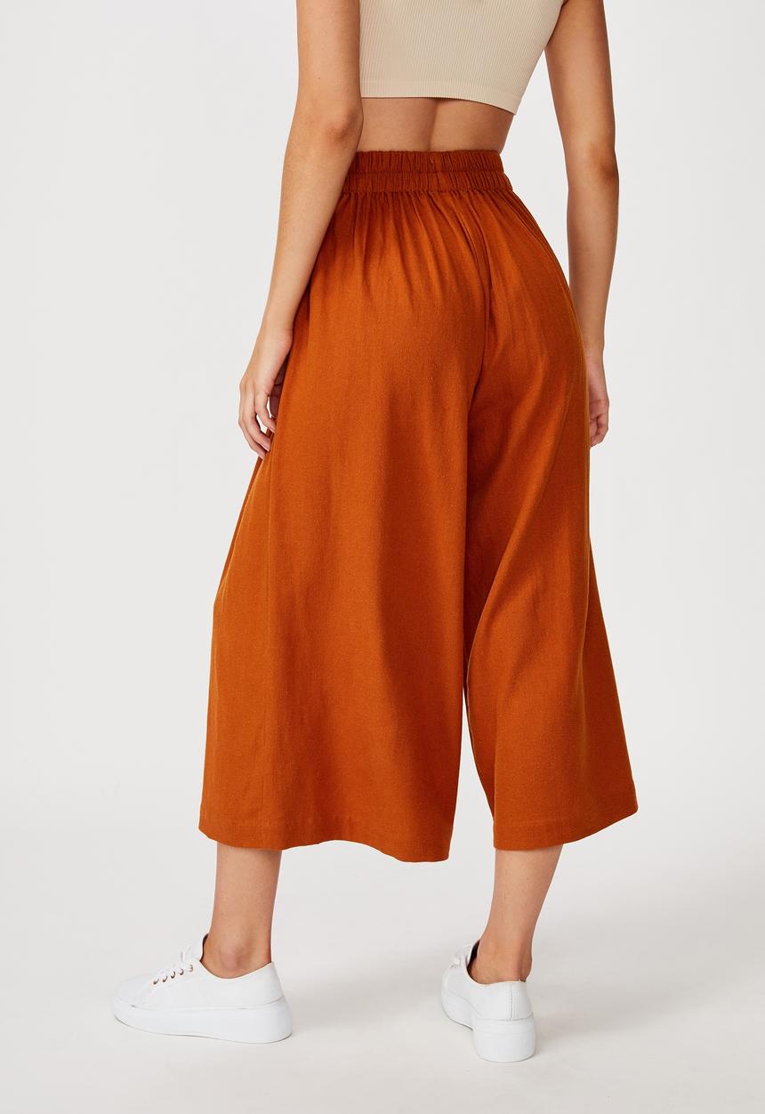 Cotton On - Luna button culotte - glazed ginger