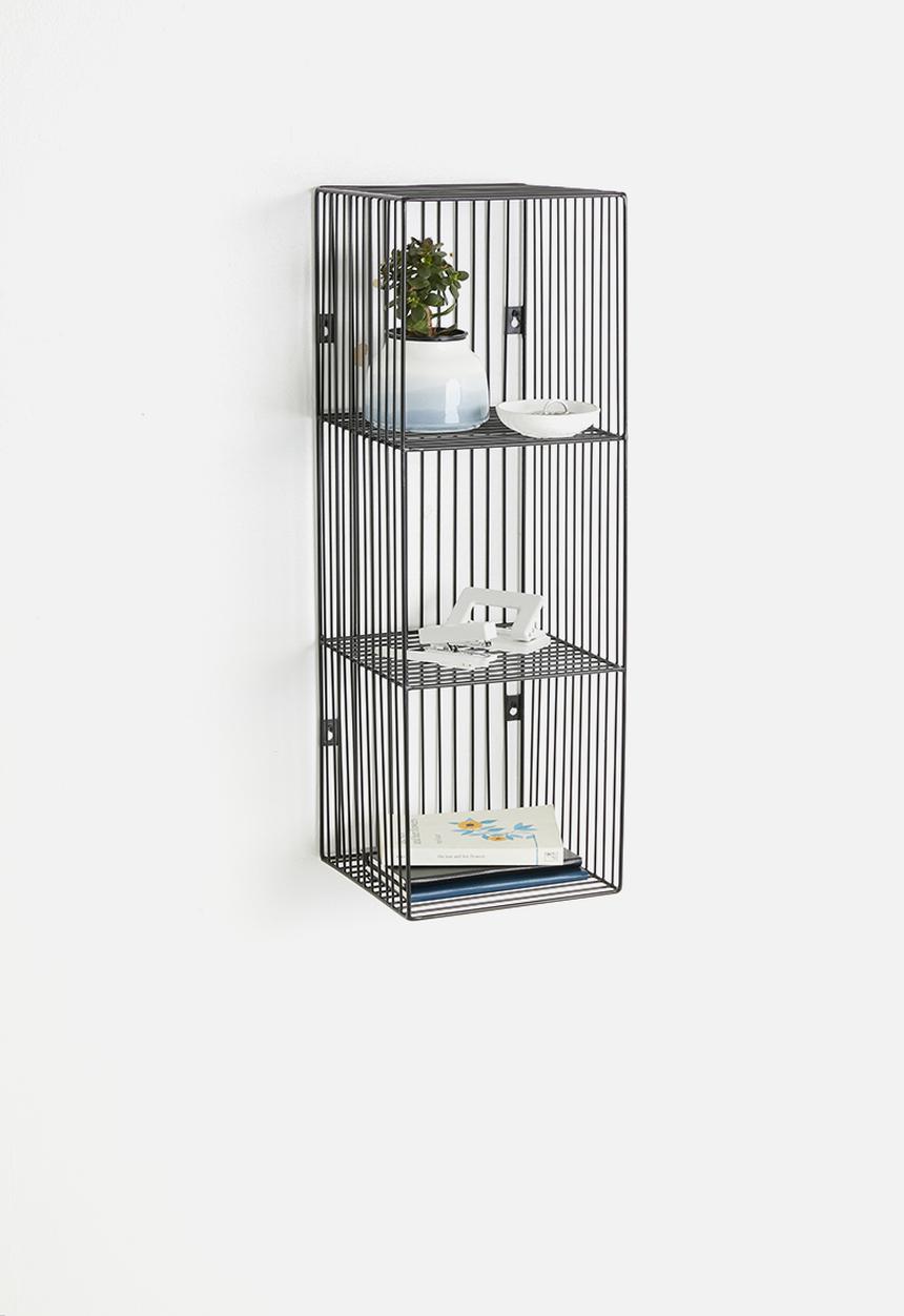 Sixth Floor - Wire wall shelf - black