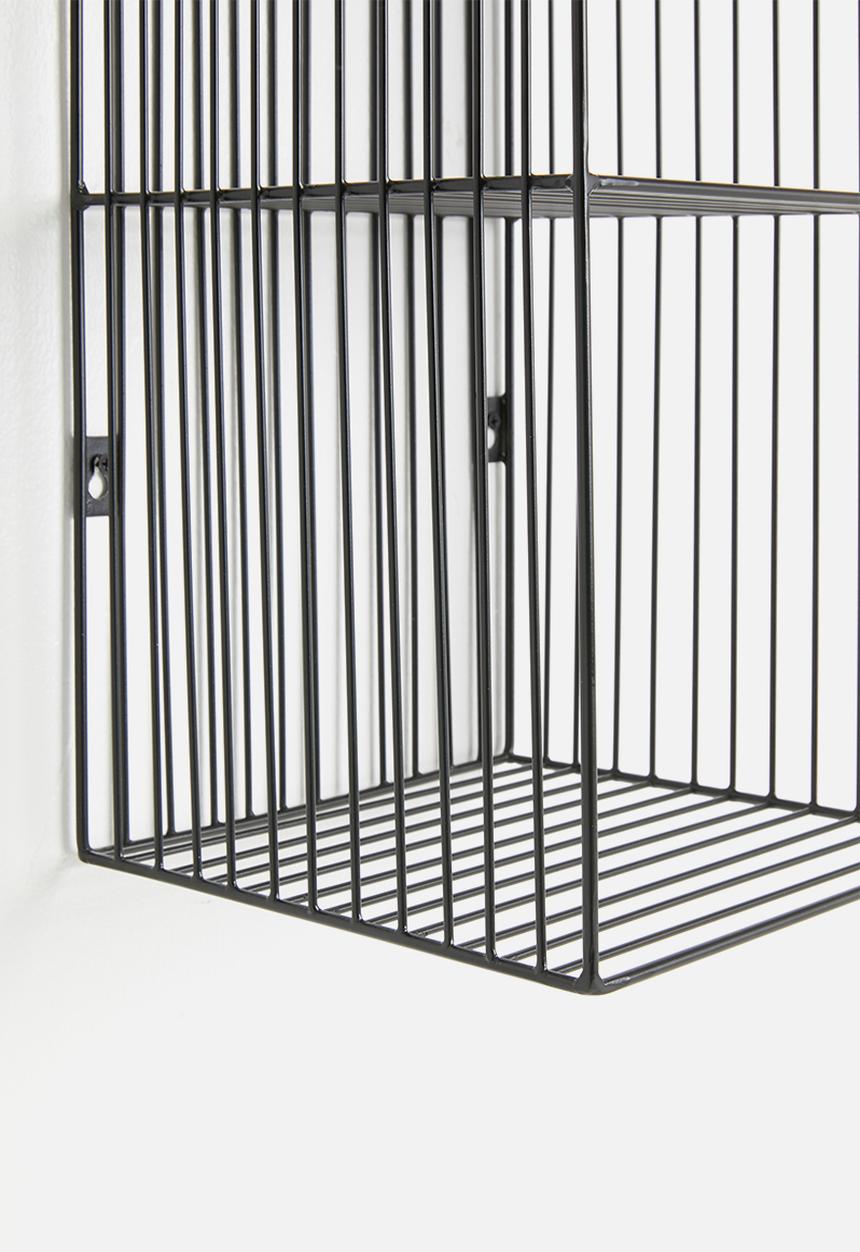 Sixth Floor - Wire wall shelf - black