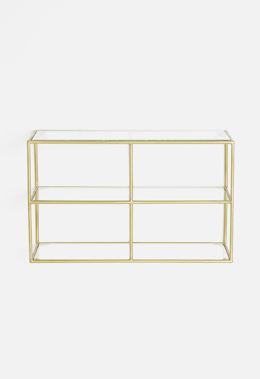 SF Collection - Cilla shelf - gold