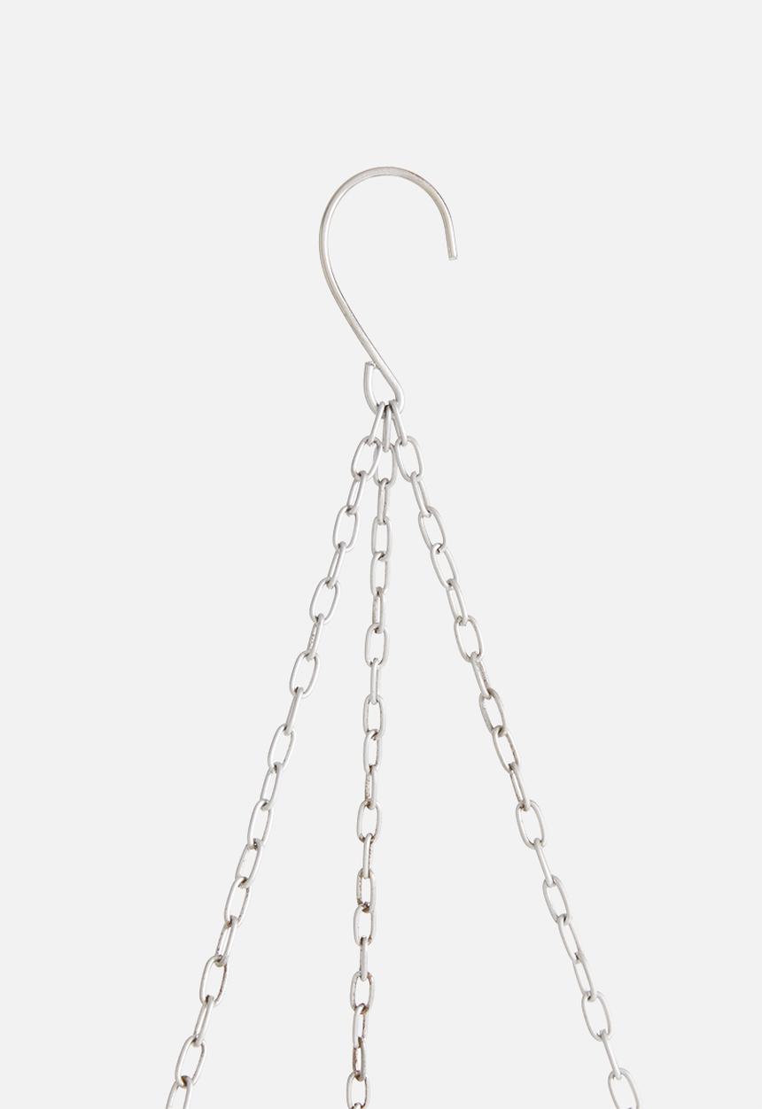Sixth Floor - Hanging planter set - silver