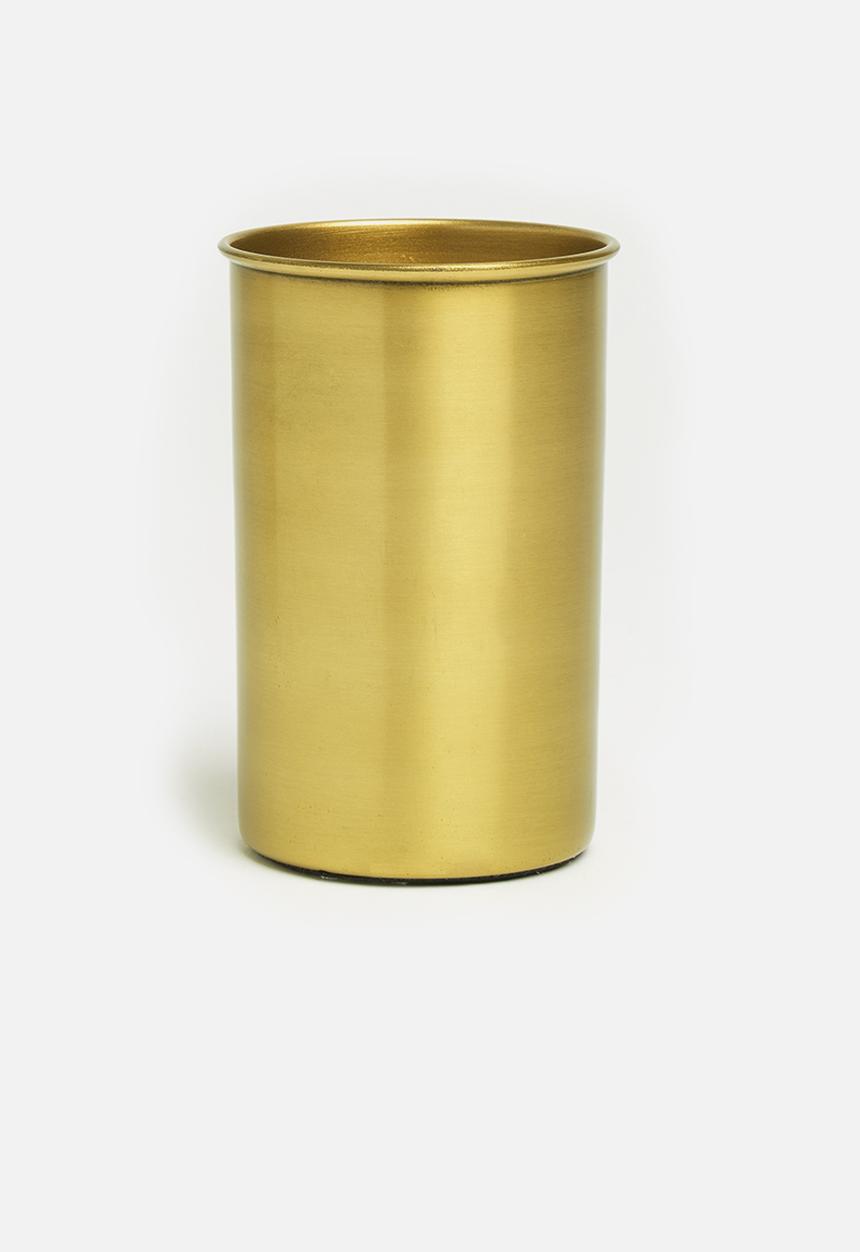 Sixth Floor - Cora toothbrush tumbler - gold