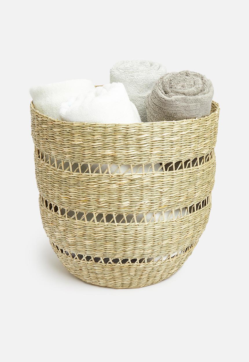 Sixth Floor - Woven storage basket - natural