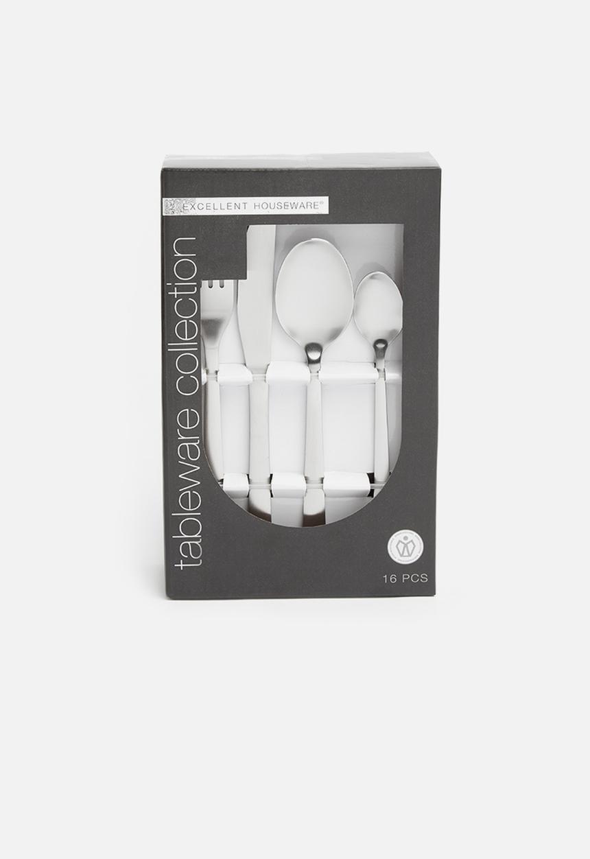 Excellent Houseware - Cutlery set 16pcs - silver