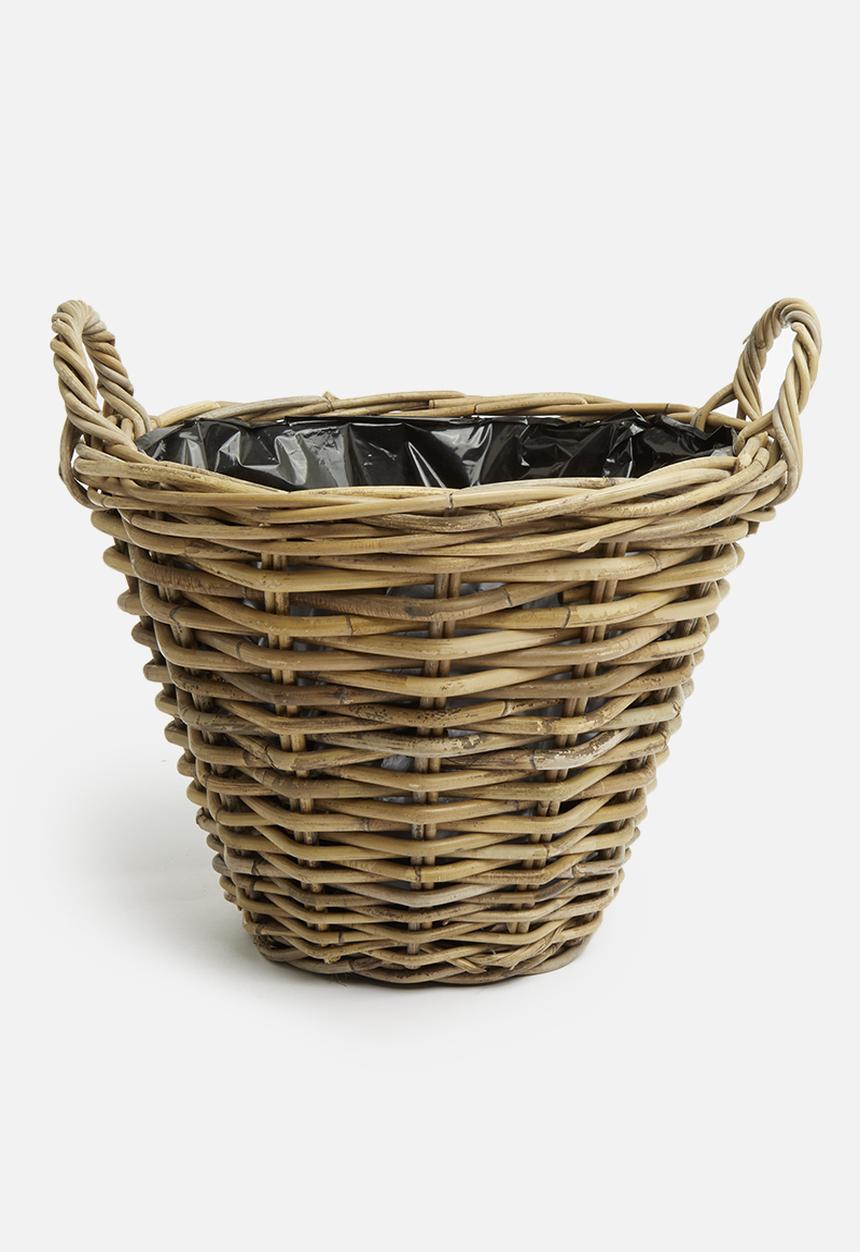 H&S - Kubu rattan basket - brown