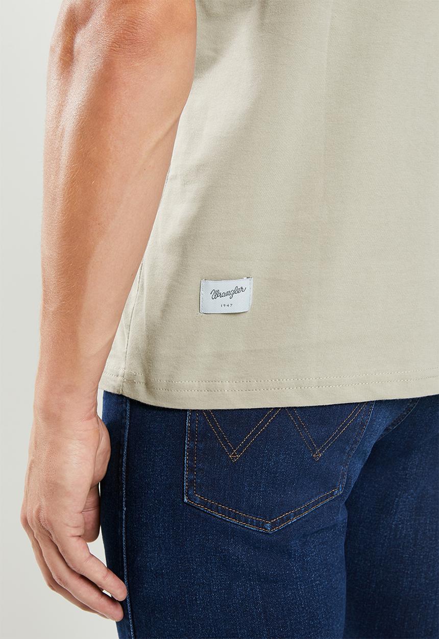 Wrangler - Kabel short sleeve tee - grey