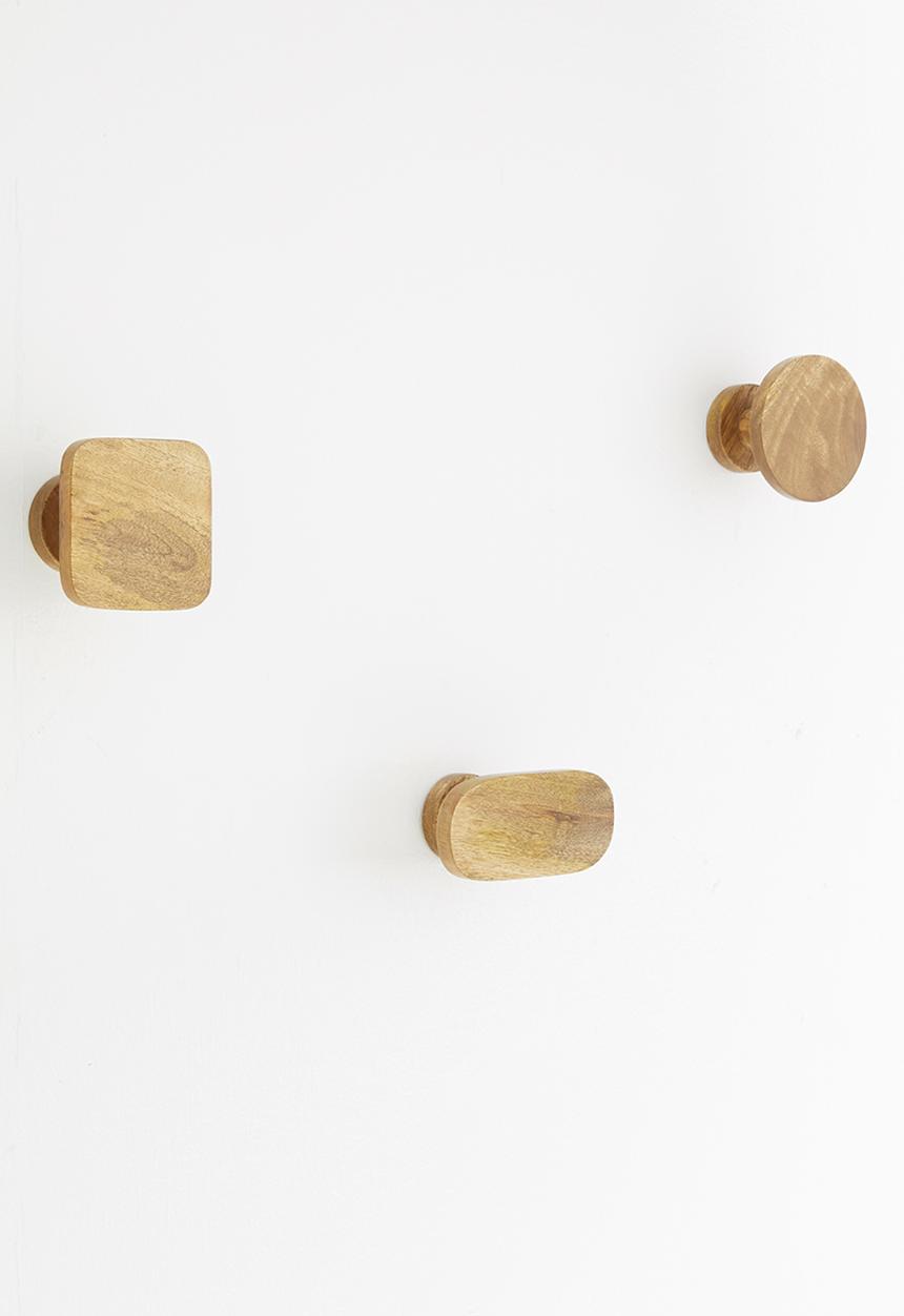 Sixth Floor - Sape hooks set of 3 - Neutral