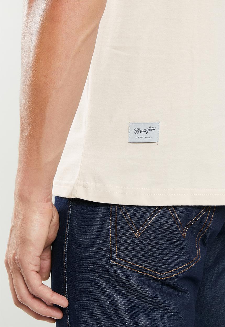 Wrangler - Forced lines short sleeve tee - neutral