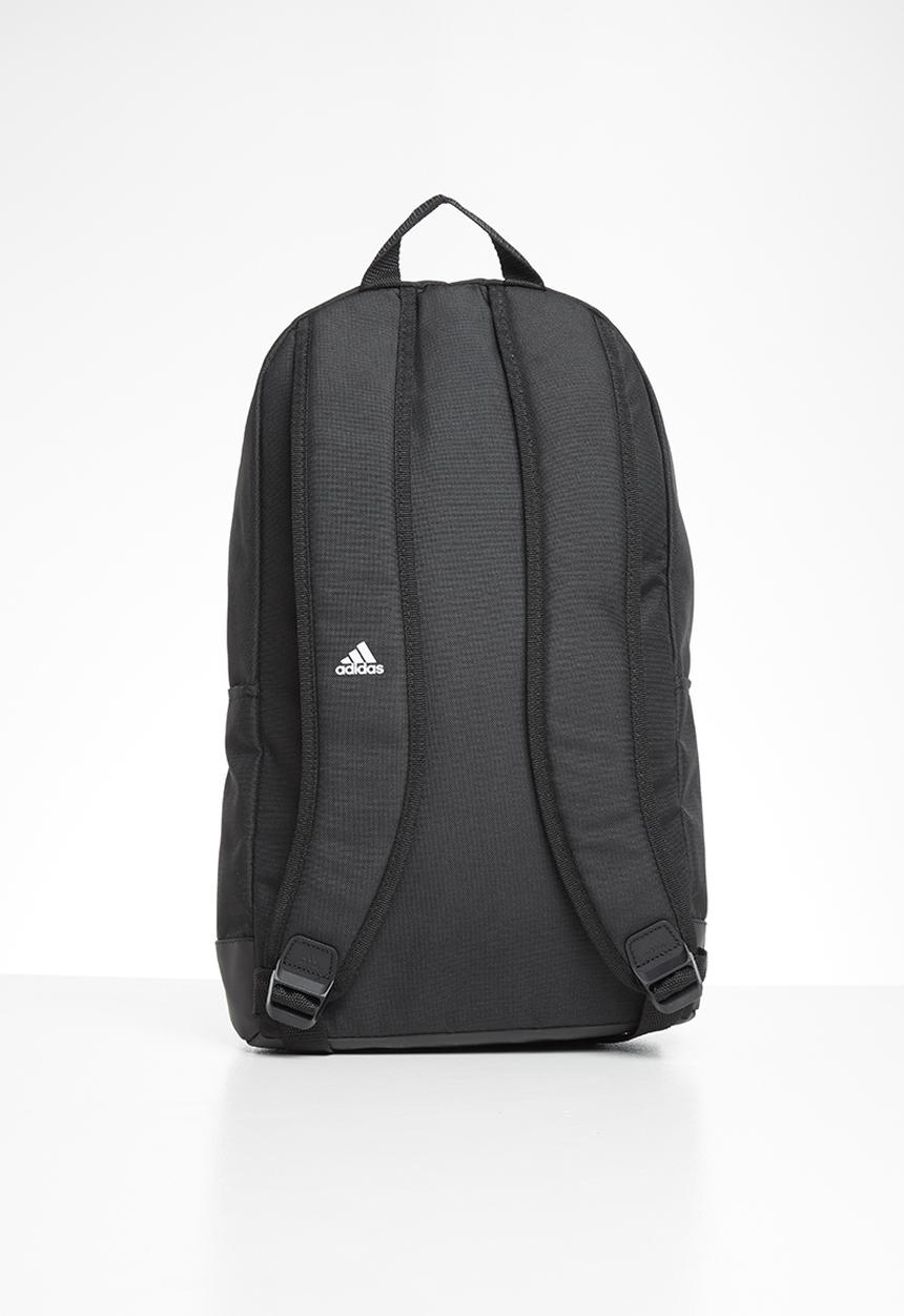 adidas Performance - Classic 3 stripe pocket backpack - black & white