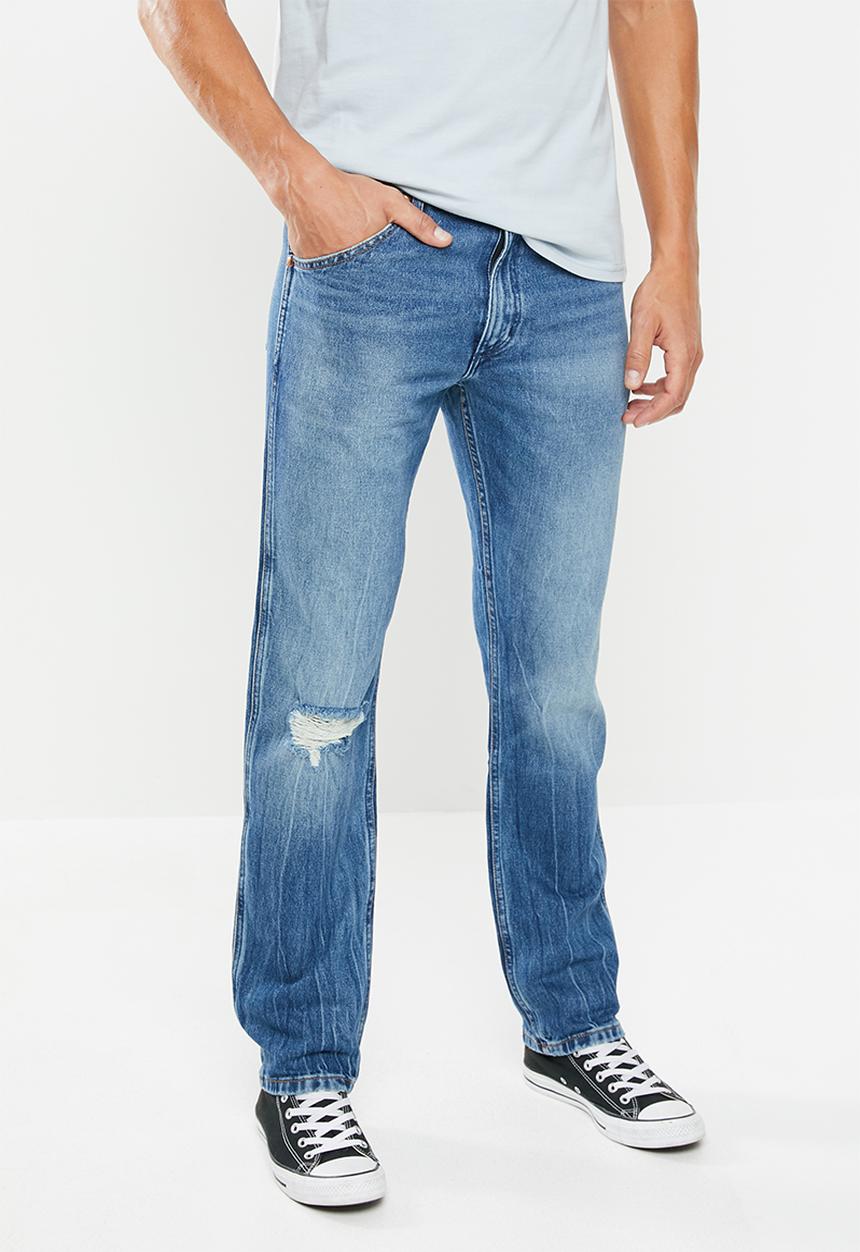 Wrangler - Western slim fit jeans - blue