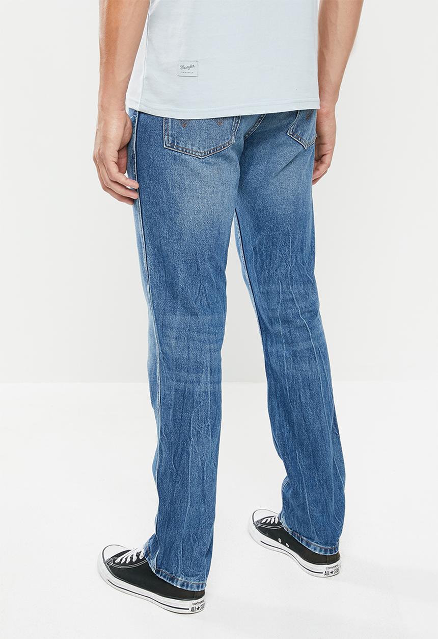 Wrangler - Western slim fit jeans - blue