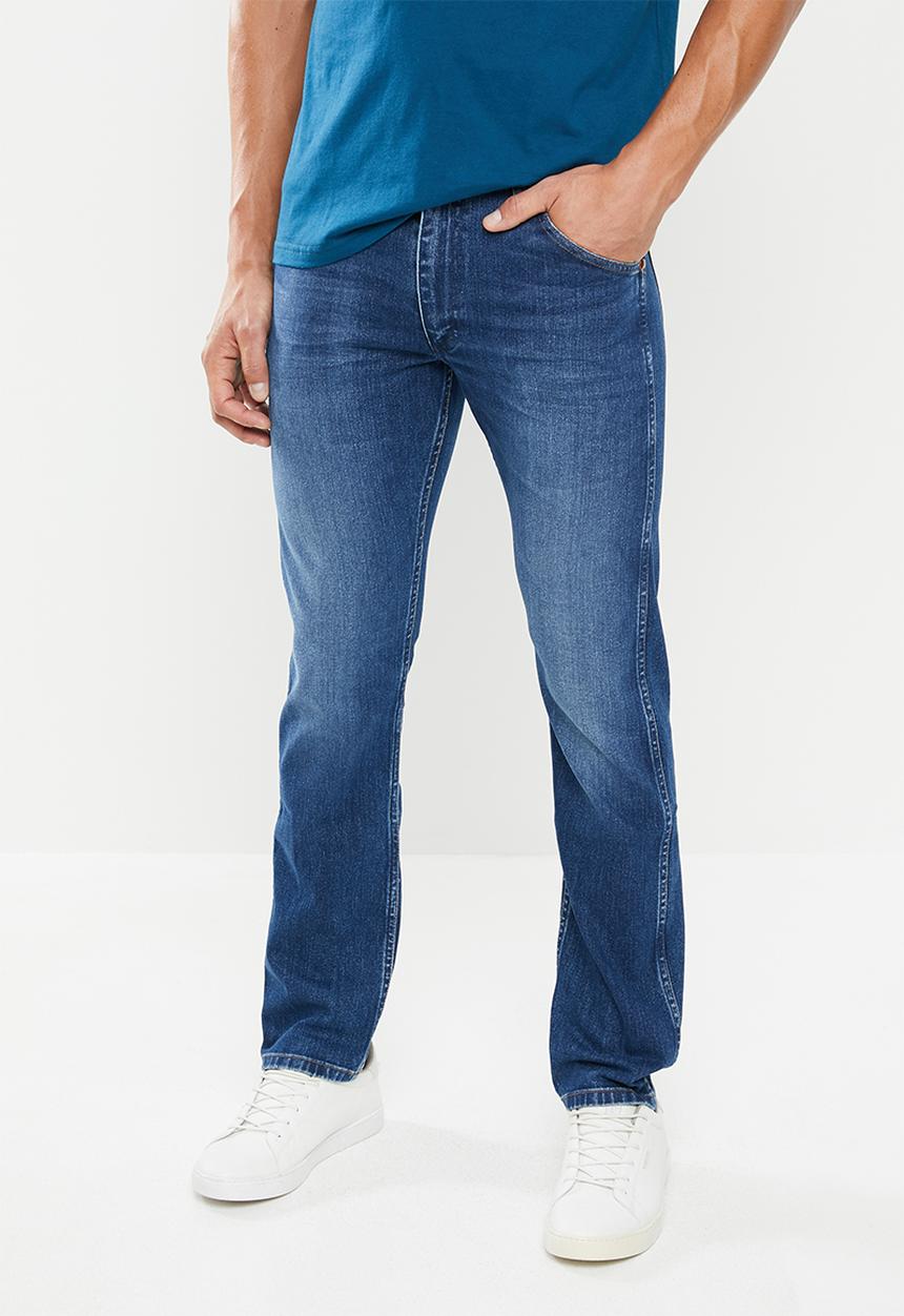 Wrangler - Icon slim fit jeans - blue