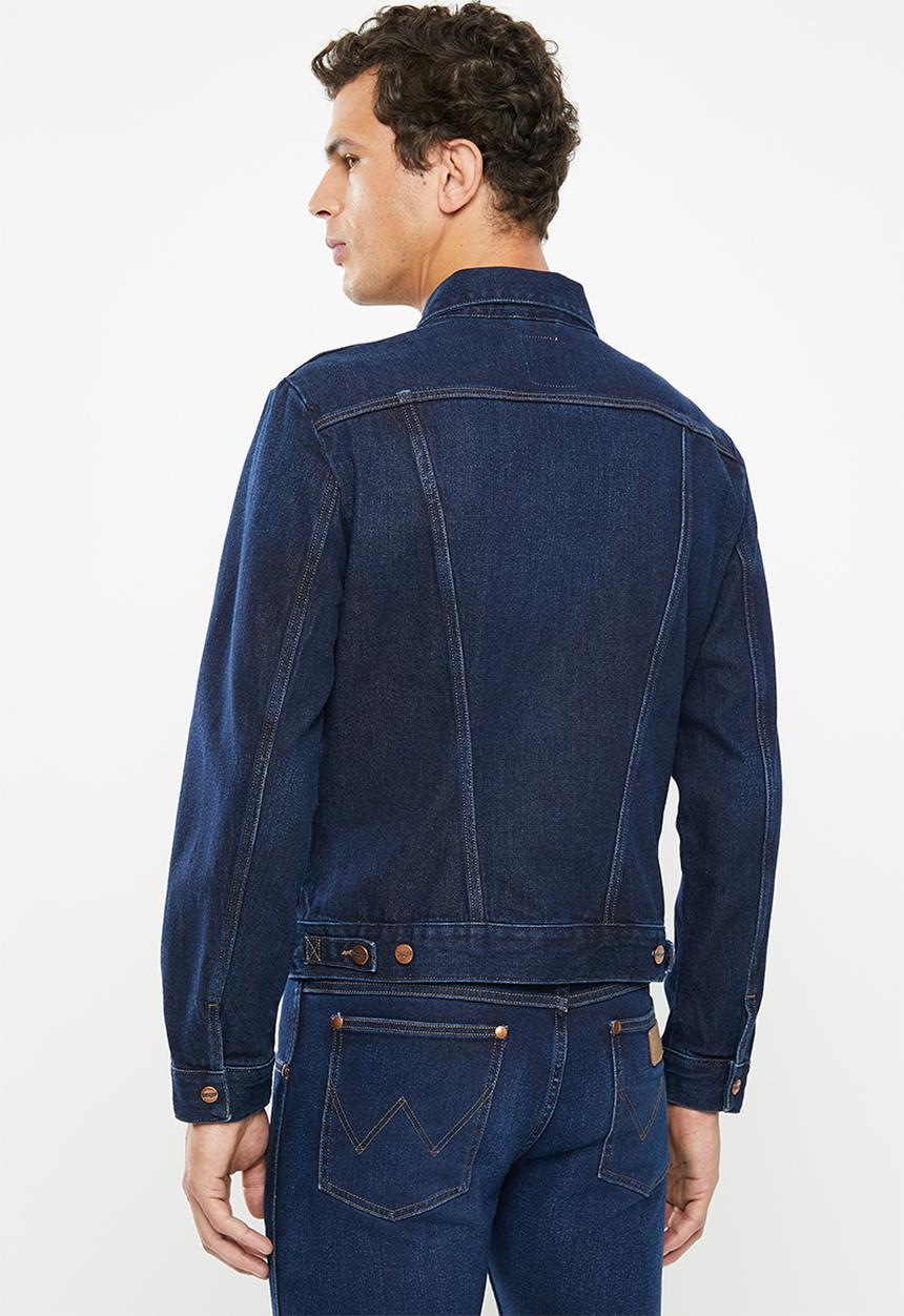 Wrangler - Denim regular fit jacket - blue