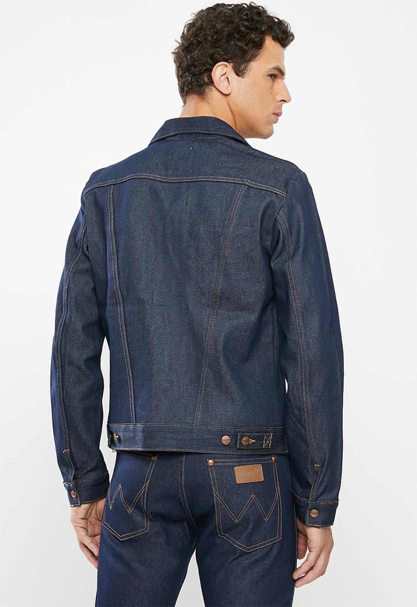 Wrangler - Denim regular fit jacket - blue