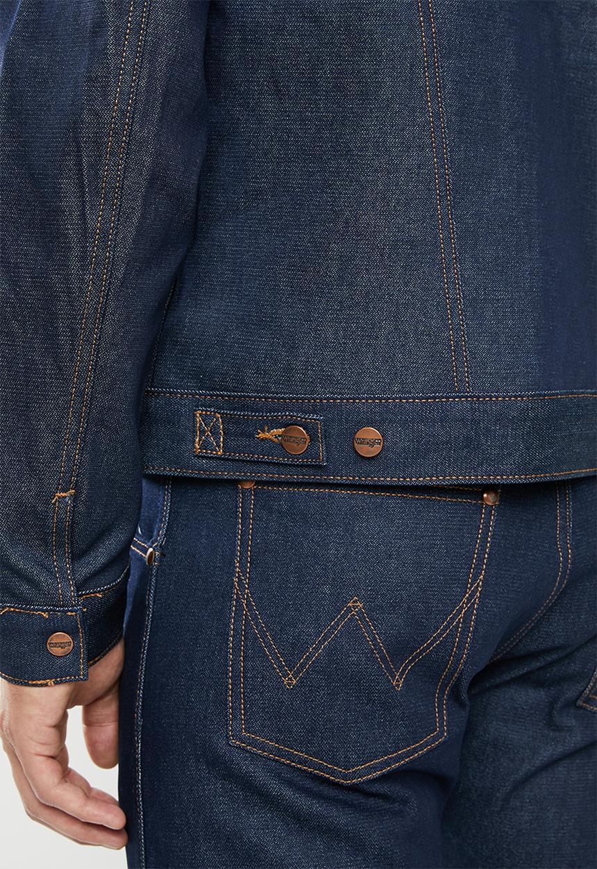 Wrangler - Denim regular fit jacket - blue