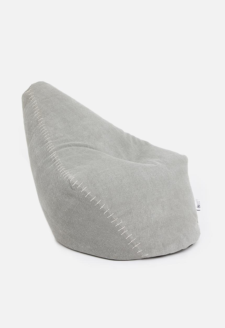 Sixth Floor - Pomona bean bag - light grey