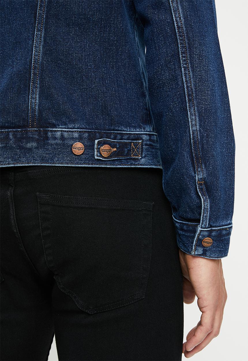 Wrangler - Denim regular fit jacket - blue