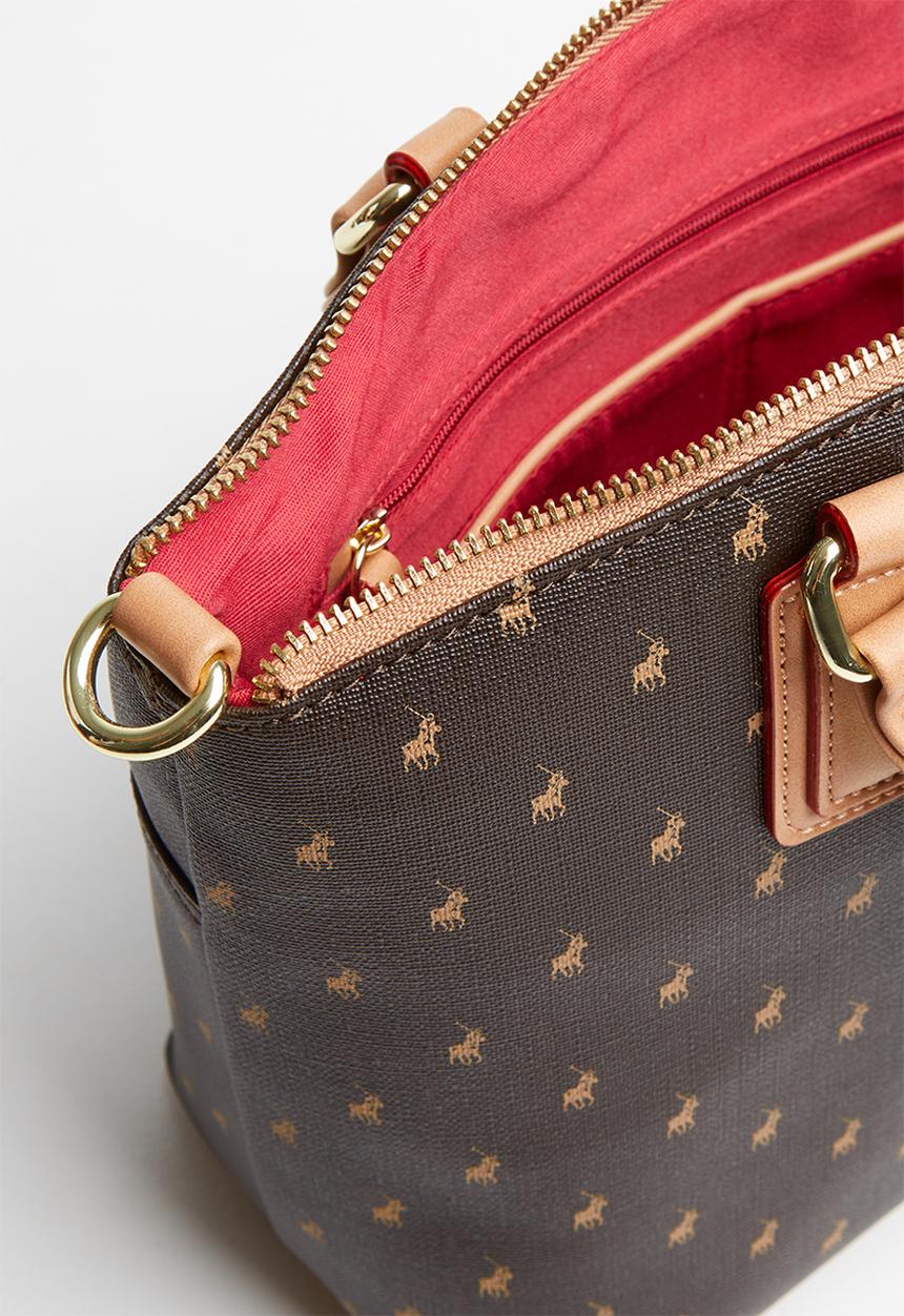 POLO - Iconic small shopper - brown