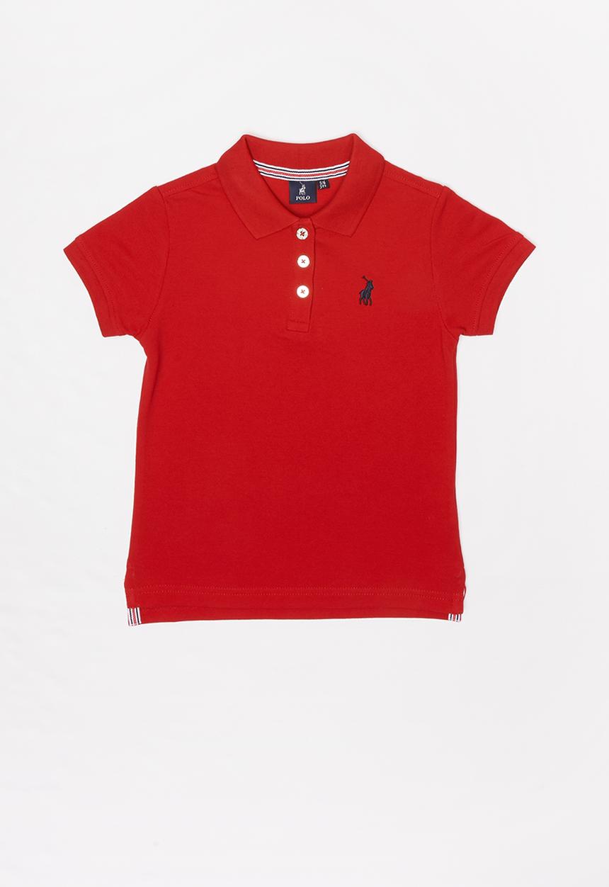 POLO - Girls nina golfer - red