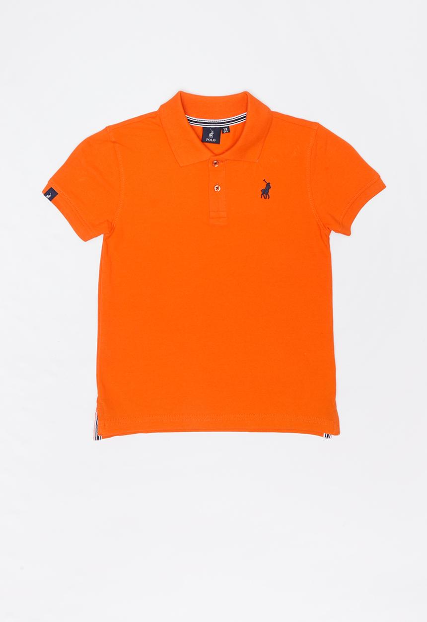 POLO - Boys Austin short sleeve golfer - orange